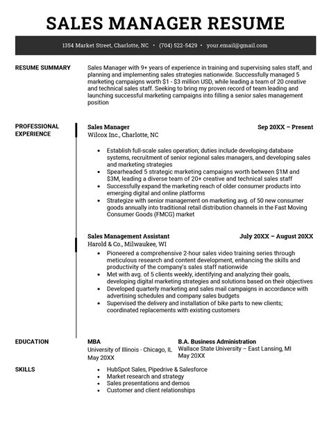 Car Sales Resume (Example & Free Download)