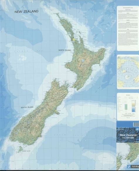 New Zealand Physical Map