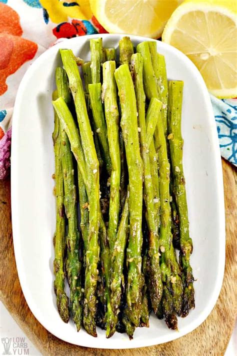 Oven-Roasted Asparagus - Easy 15-Minute Recipe - Low Carb Yum