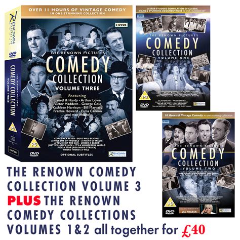 Comedy Collection Box Sets Volumes 1, 2 and 3 For Just £40! – Renown Films