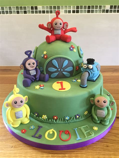 Teletubbies for my grandson's 1st birthday | Birthday cake kids ...