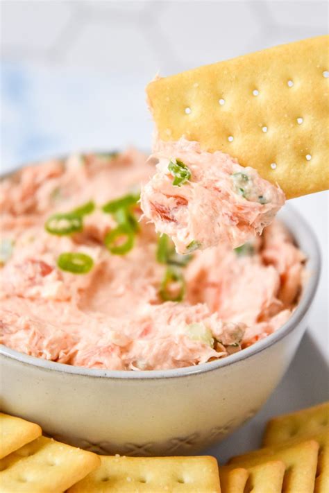 Hot Smoked Salmon Cream Cheese Dip - Project Meal Plan