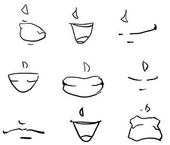 How To Draw Easy Anime Mouth