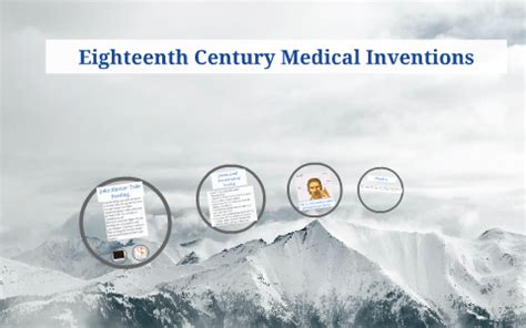 18th Century Medical Inventions by Crystal Wright