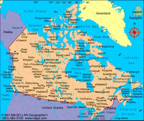 Images and Places, Pictures and Info: canada map with capitals