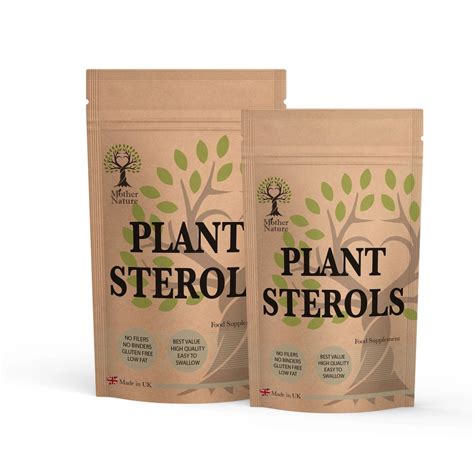 Plant Sterols Capsules 550mg High Potency Extract Natural Plant Sterols ...