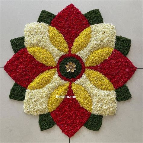 Best Onam Pookalam Designs Flower Rangoli Rangoli Designs And Onam ...