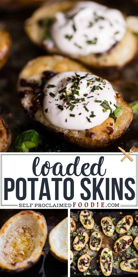 Loaded Potato Skins Recipe | Self Proclaimed Foodie