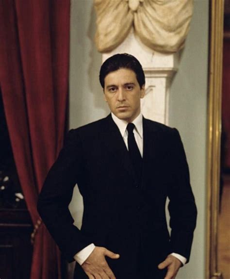 Photo of young Al Pacino on the set of The Godfather | Pinned by ...