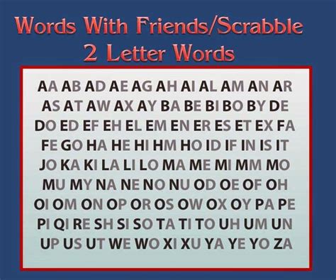 Two Letter Scrabble Words With X - Wastor