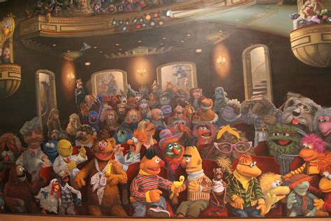 Muppets Mural | Jim Henson Studios | Circa 1984, an artist n… | Flickr