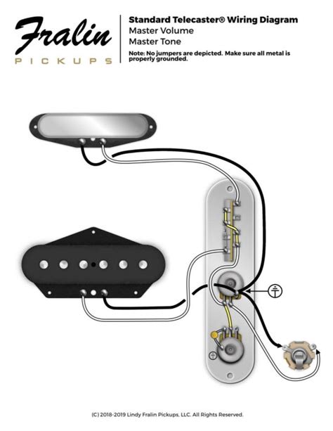 Standard Telecaster Wiring Diagram - Fralin Pickups