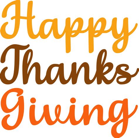 happy thanksgiving text lettering typography word design 12677964 ...