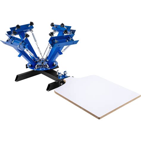 Buy Screen Printing Press 4 Color 1 Station Screen Printing Machine ...