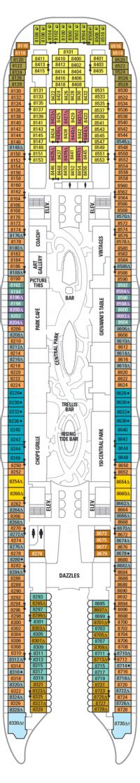 Deck 8 - Oasis of the Seas Deck Plans | Royal Caribbean Blog