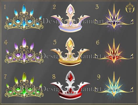 Art Raffle (CLOSED) by Rittik-Designs on DeviantArt | Crown drawing ...