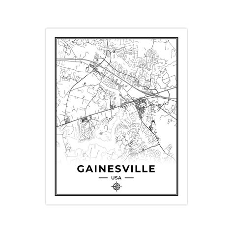 Gainesville VA Map Print Digital Download | Etsy