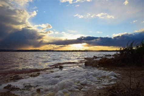 Alicante, Torrevieja, Salt Lakes of Torrevieja,sunset, Purple Sky Stock ...