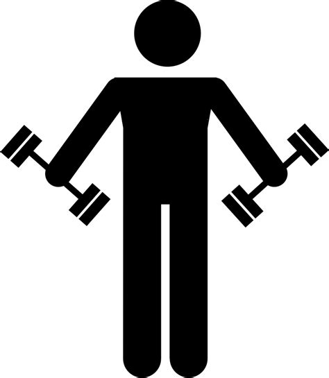 Download Transparent Weightlifting Clipart - Man Lifting Weights ...