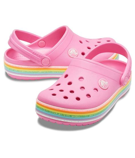 Crocs Crocband Pink Girls Clog Price in India- Buy Crocs Crocband Pink ...