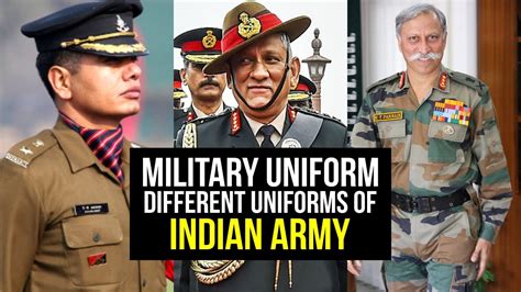 Military Uniform | Different Uniforms Of Indian Army - YouTube