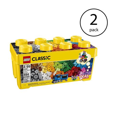 LEGO Classic Medium Creative Bricks Kids 484 Piece Building Box Set (2 ...