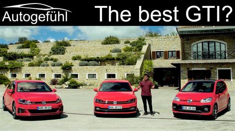 VW Golf GTI vs Polo GTI vs up! GTI comparison REVIEW Volkswagen GTI ...