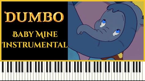 Dumbo - Baby Mine (Instrumental) - YouTube