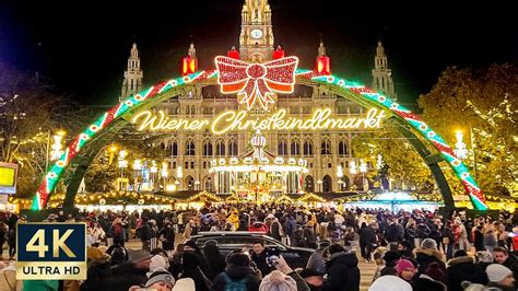 Vienna Christmas Market 2022 🇦🇹 4K Rathausplatz Walking Tour 2022 - YouTube