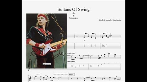 Dire Straits - Sultans of Swing (Guitar tab + backing track + free PDF ...