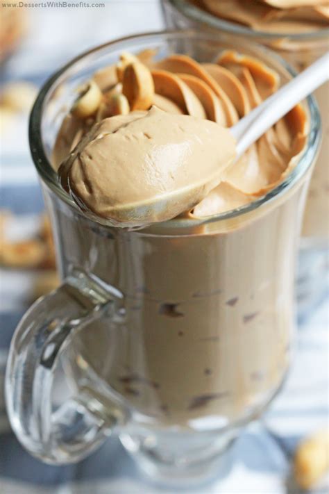 Healthy Peanut Butter Mousse Recipe | Sugar Free, Low Carb, Vegan