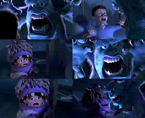 Monsters Inc - Sulley Scares Boo by dlee1293847 on DeviantArt