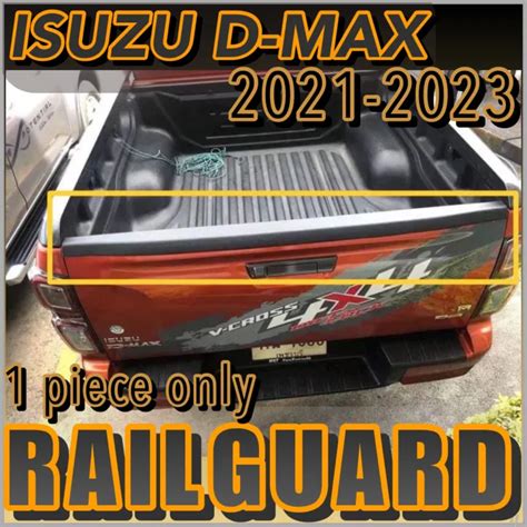 ISUZU DMAX 2021-2023 RAILGUARD 1pc only (dmax accessories) | Lazada PH