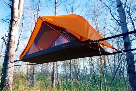 The AERIAL hammock tent lets you take your comfortable camping ...