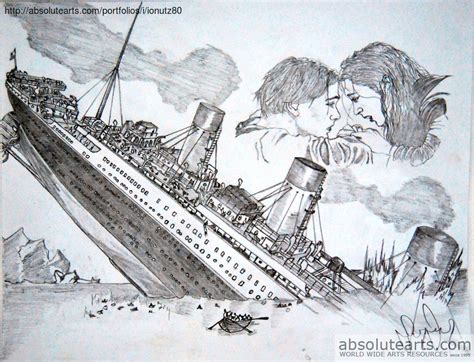 Titanic Ship Drawing at PaintingValley.com | Explore collection of ...