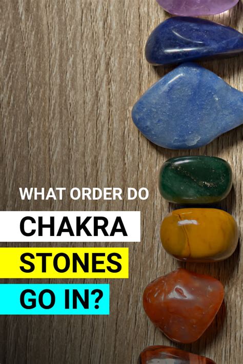 What Order Do Chakra Stones Go In? How To Align The Chakras - Zenluma