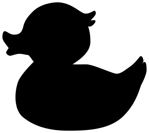 Rubber Duck Outline - Cliparts.co