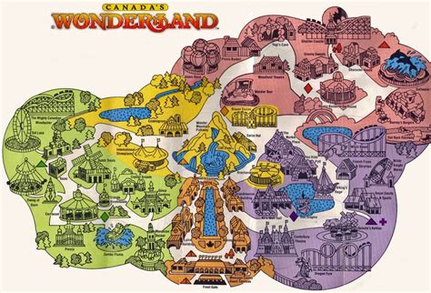 From The Archives: Canada's Wonderland 1981 Map - Theme Park Canuck