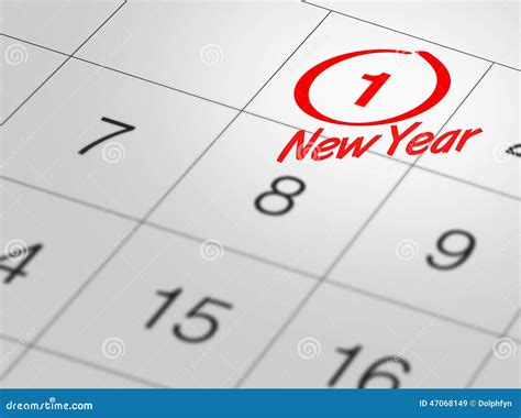 New Year Calendar stock image. Image of reminder, number - 47068149