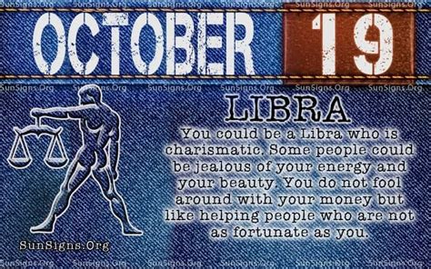 October 19 Zodiac Horoscope Birthday Personality - SunSigns.Org