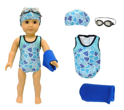 Doll Clothes & Fashion Accessories Dolls Light Blue Suit Tie fits 18 ...