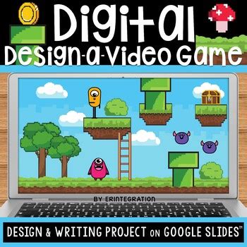 Design Your Own Video Game Technology & Writing Activity on Google Slides