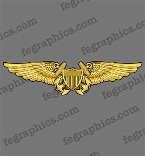 Naval Flight Officer Wings, NFO Wings, NFO Decal, Naval Flight Officer ...