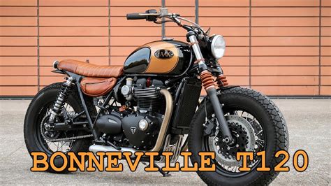 Triumph Bonneville T120 custom - YouTube