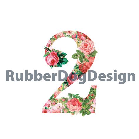 FLORAL LETTERS & NUMBERS Digital Flower Fonts Clip Art Graphics for ...