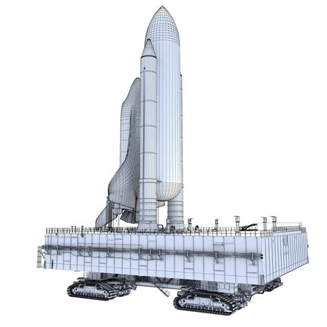 3d model space shuttle launch pad