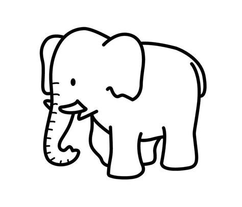 Elephant Cartoon Drawing at PaintingValley.com | Explore collection of ...