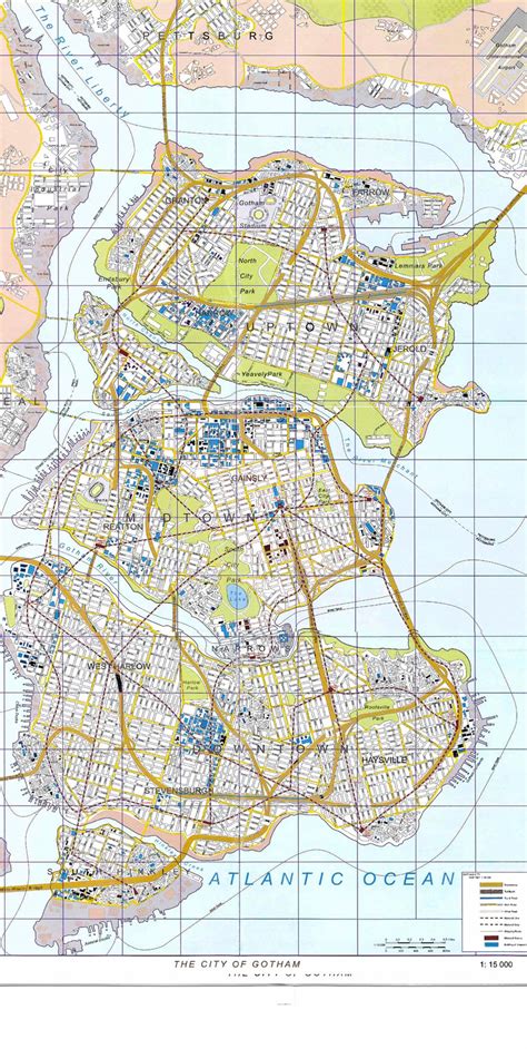 Cool Stuff: Official Map of Christopher Nolan’s Gotham City – /Film