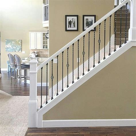 White railings??!! | Stair remodel, Staircase remodel, Staircase makeover