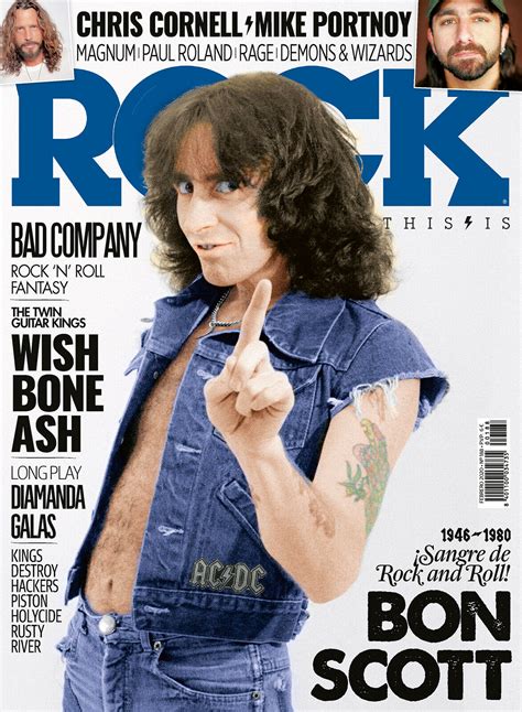 Bon on the cover of This Is Rock Magazine (Spain 02/2020) 🤘 : r/ACDC